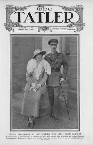 cover page of The Tatler published on June 13, 1917