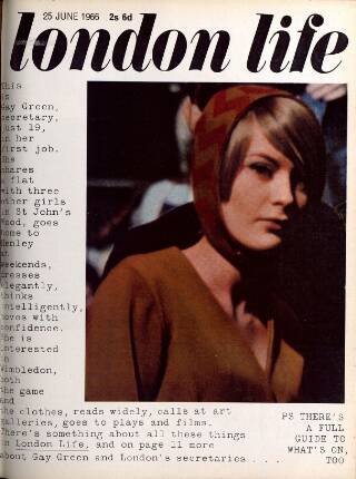 cover page of London Life published on June 25, 1966