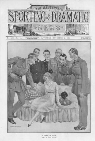 cover page of Illustrated Sporting and Dramatic News published on November 2, 1918