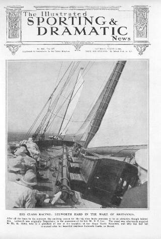 cover page of Illustrated Sporting and Dramatic News published on August 2, 1924