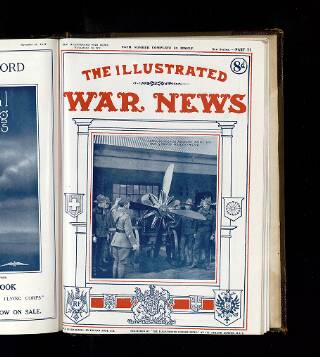 cover page of Illustrated War News published on November 28, 1917