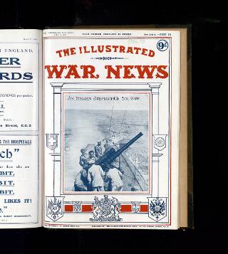 cover page of Illustrated War News published on April 3, 1918