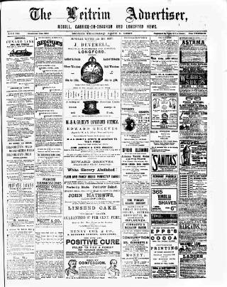 cover page of Leitrim Advertiser published on April 1, 1897