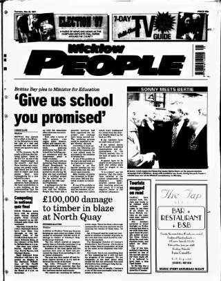 cover page of Wicklow People published on May 22, 1997