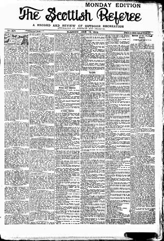 cover page of Scottish Referee published on June 13, 1892