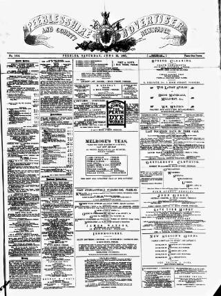 cover page of Peeblesshire Advertiser published on June 13, 1891