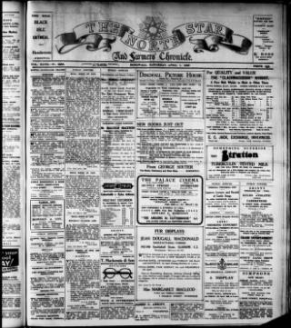 cover page of North Star and Farmers' Chronicle published on April 1, 1939