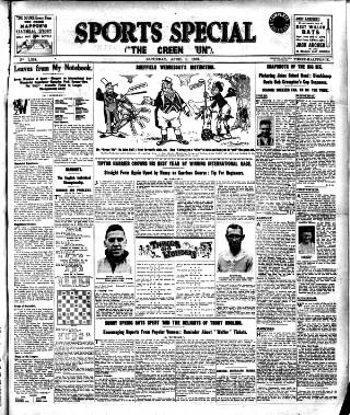 cover page of Star Green 'un published on April 1, 1933