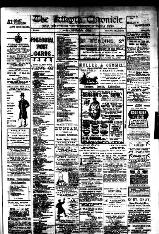cover page of Kilsyth Chronicle published on November 2, 1906