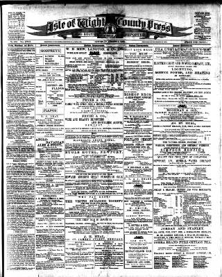 cover page of Isle of Wight County Press published on August 2, 1902