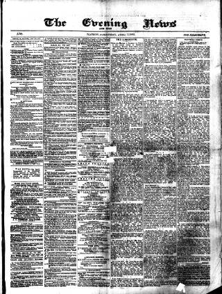 cover page of Glasgow Evening Post published on April 1, 1885