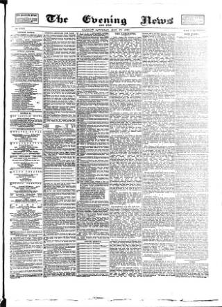 cover page of Glasgow Evening Post published on May 22, 1886