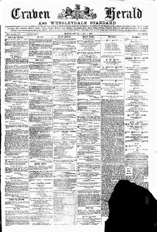 cover page of Craven Herald published on June 4, 1897