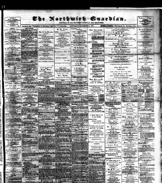 cover page of Northwich Guardian published on November 2, 1901