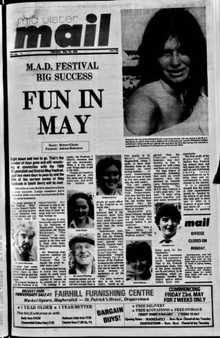 cover page of Mid-Ulster Mail published on May 22, 1980