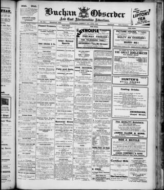 cover page of Buchan Observer and East Aberdeenshire Advertiser published on June 13, 1933