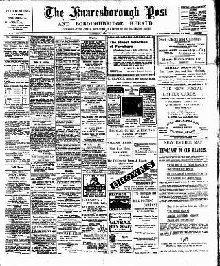 cover page of Knaresborough Post published on June 13, 1903