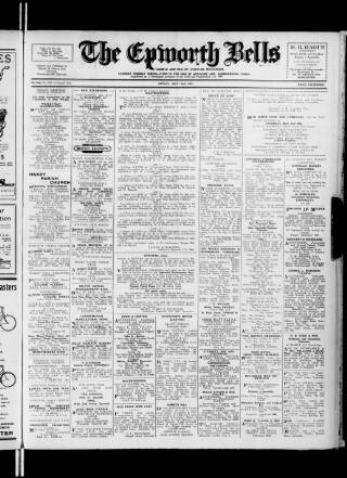 cover page of Epworth Bells, Crowle and Isle of Axholme Messenger published on May 22, 1953