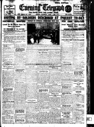 cover page of Dublin Evening Telegraph published on April 1, 1920