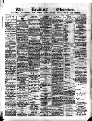 cover page of Reading Observer published on August 2, 1890