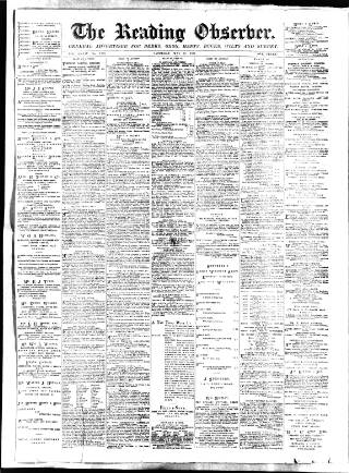 cover page of Reading Observer published on May 22, 1897