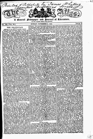 cover page of Atlas published on November 2, 1828