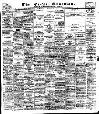 cover page of Crewe Guardian published on May 22, 1897
