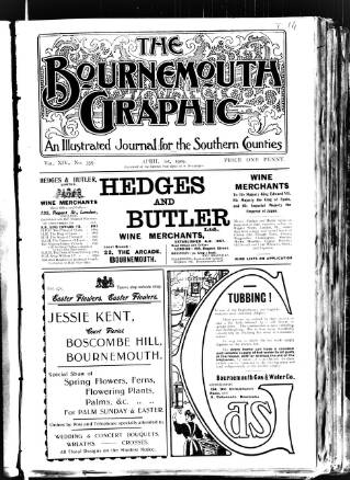 cover page of Bournemouth Graphic published on April 1, 1909