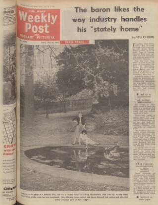 cover page of Birmingham Weekly Post published on May 22, 1959