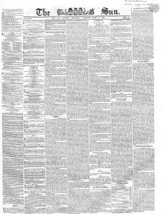 cover page of Sun (London) published on June 13, 1863