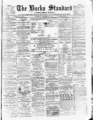 cover page of Bucks Standard published on November 2, 1889