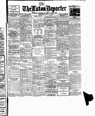 cover page of Luton Reporter published on May 22, 1916