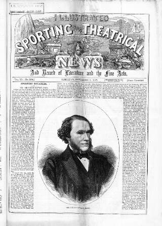 cover page of Illustrated Sporting News and Theatrical and Musical Review published on November 2, 1867