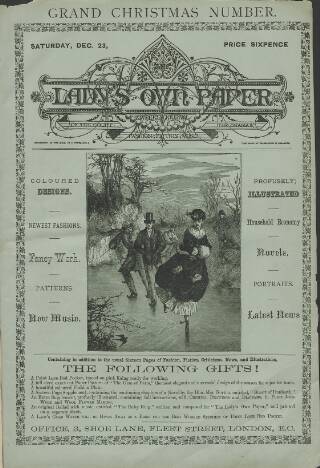 cover page of Lady's Own Paper published on December 23, 1871