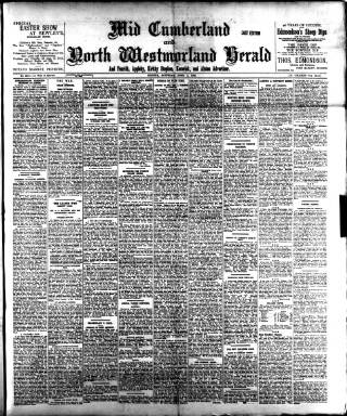 cover page of Cumberland & Westmorland Herald published on April 1, 1905
