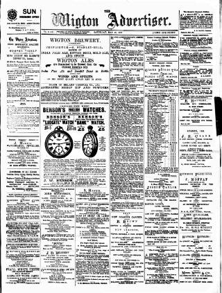 cover page of Wigton Advertiser published on May 22, 1897