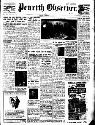 cover page of Penrith Observer published on November 2, 1948