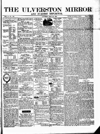 cover page of Ulverston Mirror and Furness Reflector published on May 22, 1875