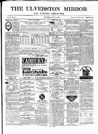 cover page of Ulverston Mirror and Furness Reflector published on August 2, 1879