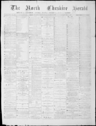 cover page of North Cheshire Herald published on May 22, 1897