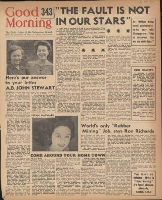 cover page of Good Morning published on May 22, 1944