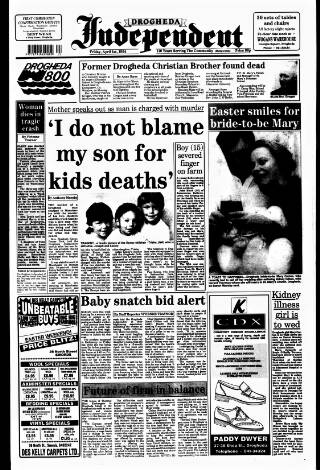 cover page of Drogheda Independent published on April 1, 1994