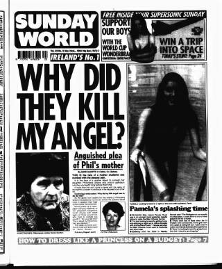 cover page of Sunday World (Dublin) published on May 22, 1994