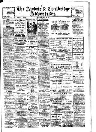cover page of Airdrie & Coatbridge Advertiser published on May 22, 1926