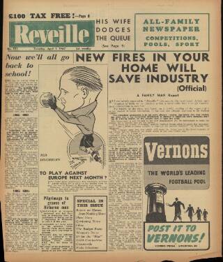 cover page of Reveille published on April 1, 1947