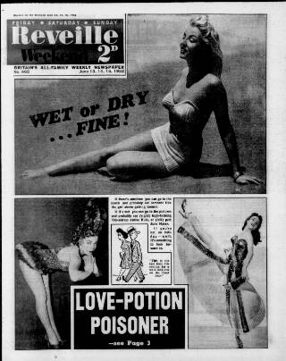 cover page of Reveille published on June 13, 1952