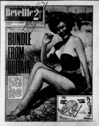 cover page of Reveille published on August 2, 1953