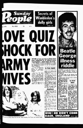 cover page of The People published on June 13, 1976