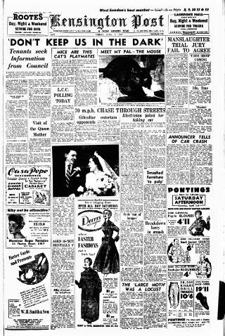 cover page of Kensington Post published on April 1, 1955