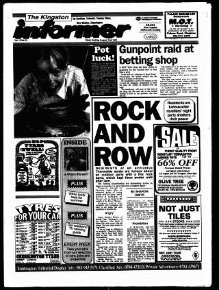 cover page of Kingston Informer published on August 2, 1991